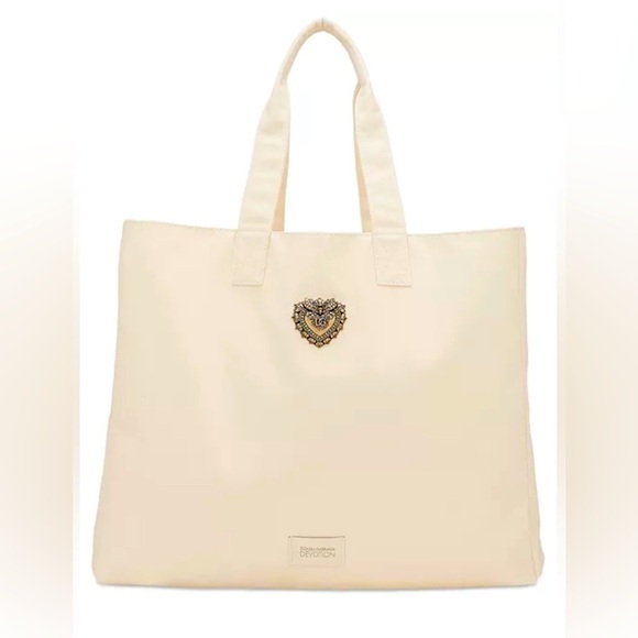 Dolce & Gabbana ⭐️Beauty Tote Large Cream Luxury Authentic New - Picture 1 of 16